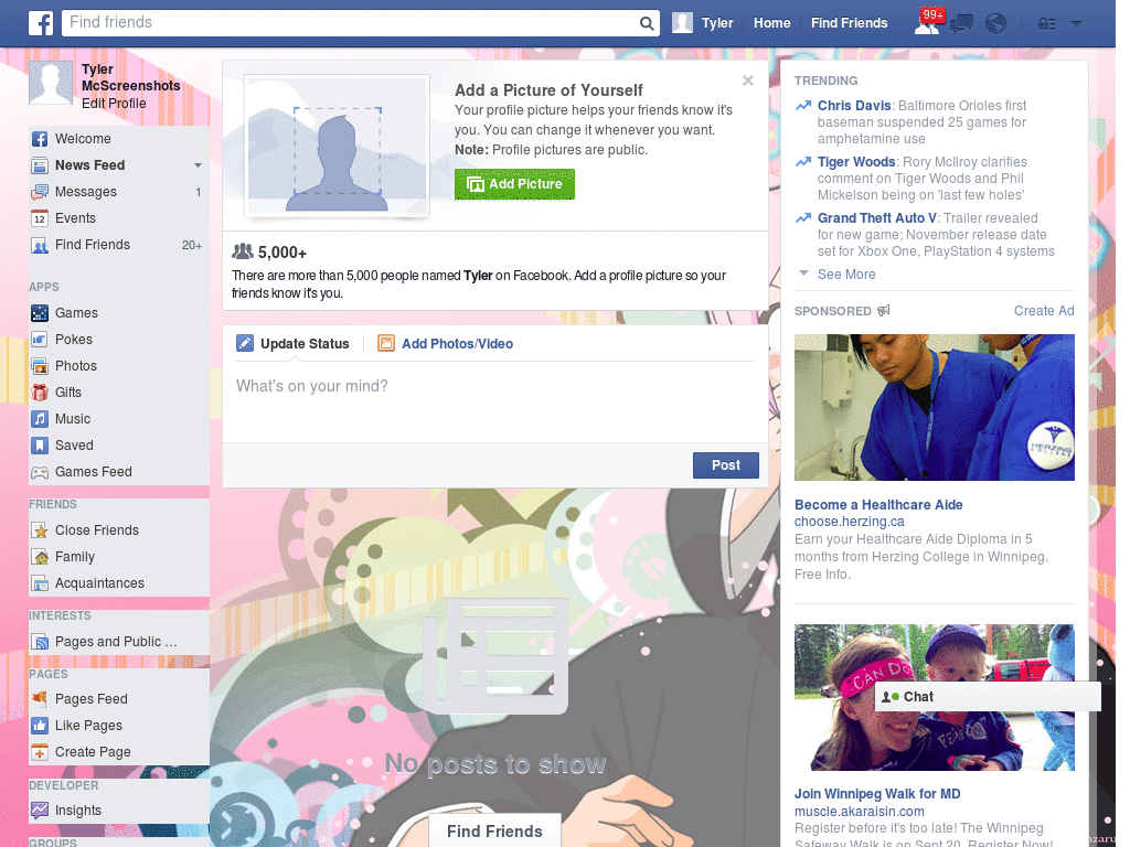 Nice Facebook Layout (10175)