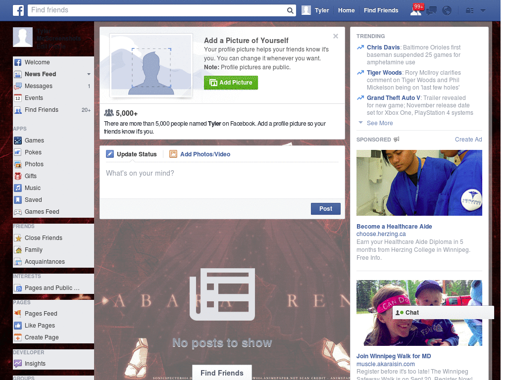 Free Facebook Layout (10190)