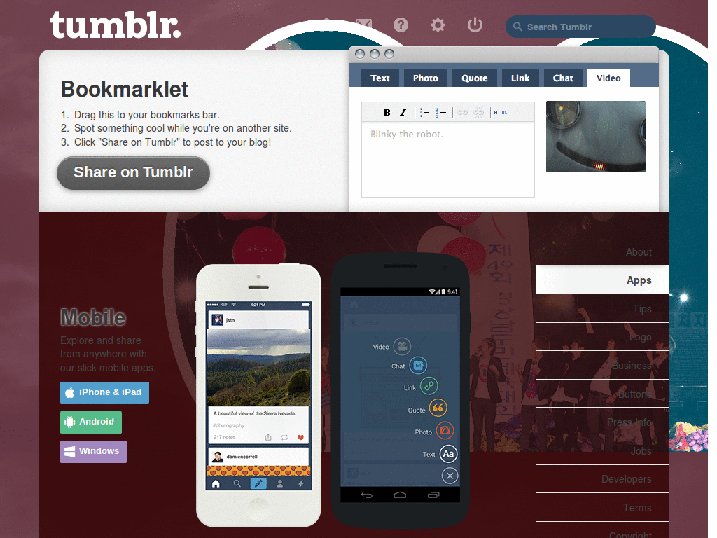 tumblr - shiney effects