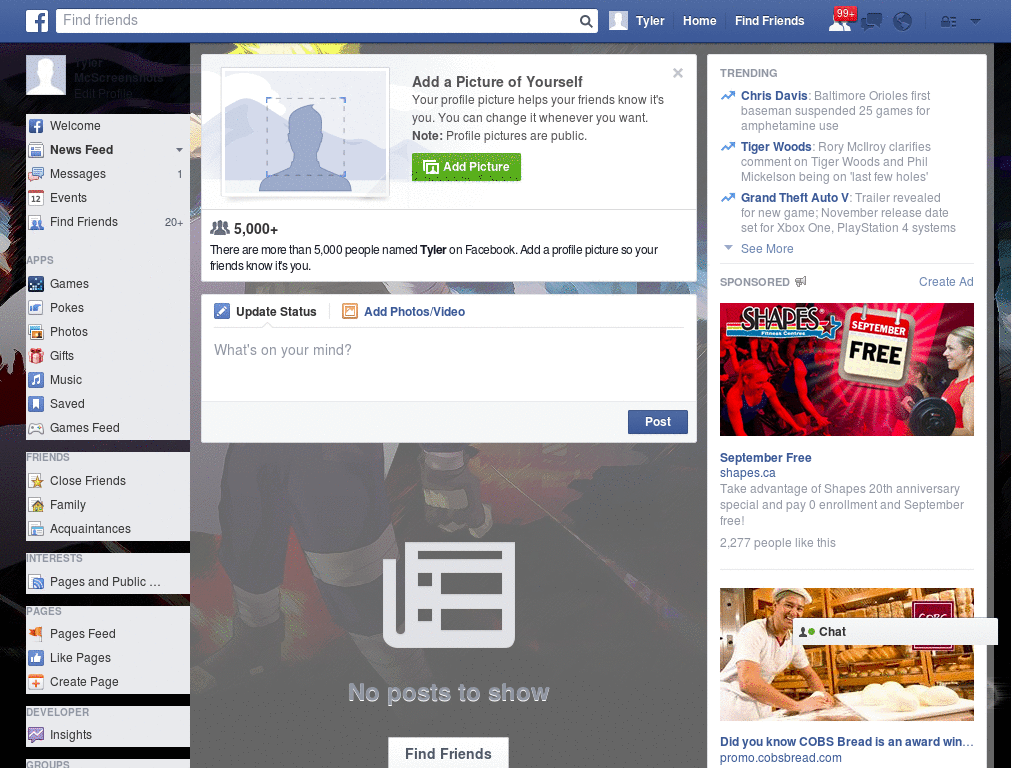 Owesome Facebook Layout (10200)