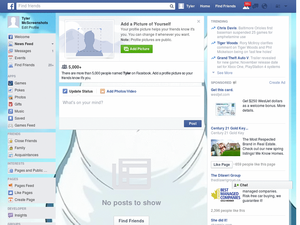 Transparant Facebook Layout (10210)
