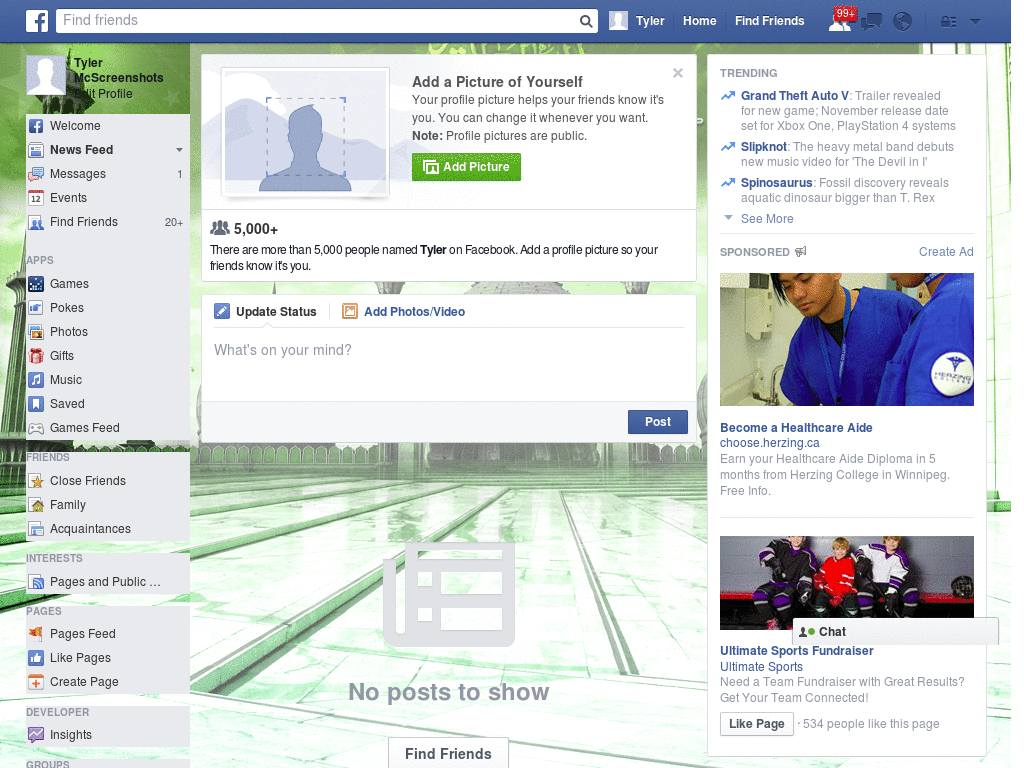 Nice Facebook Layout (10215)