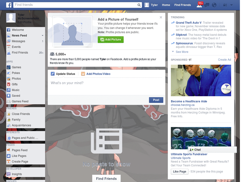 Cool Facebook Layout (10895)