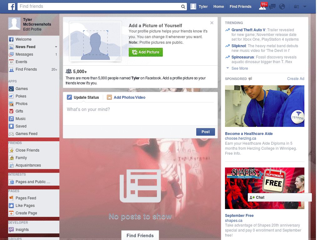 Excelent Facebook Layout (10905)