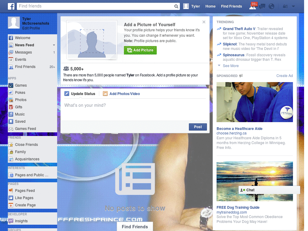Big Facebook Layout (10915)