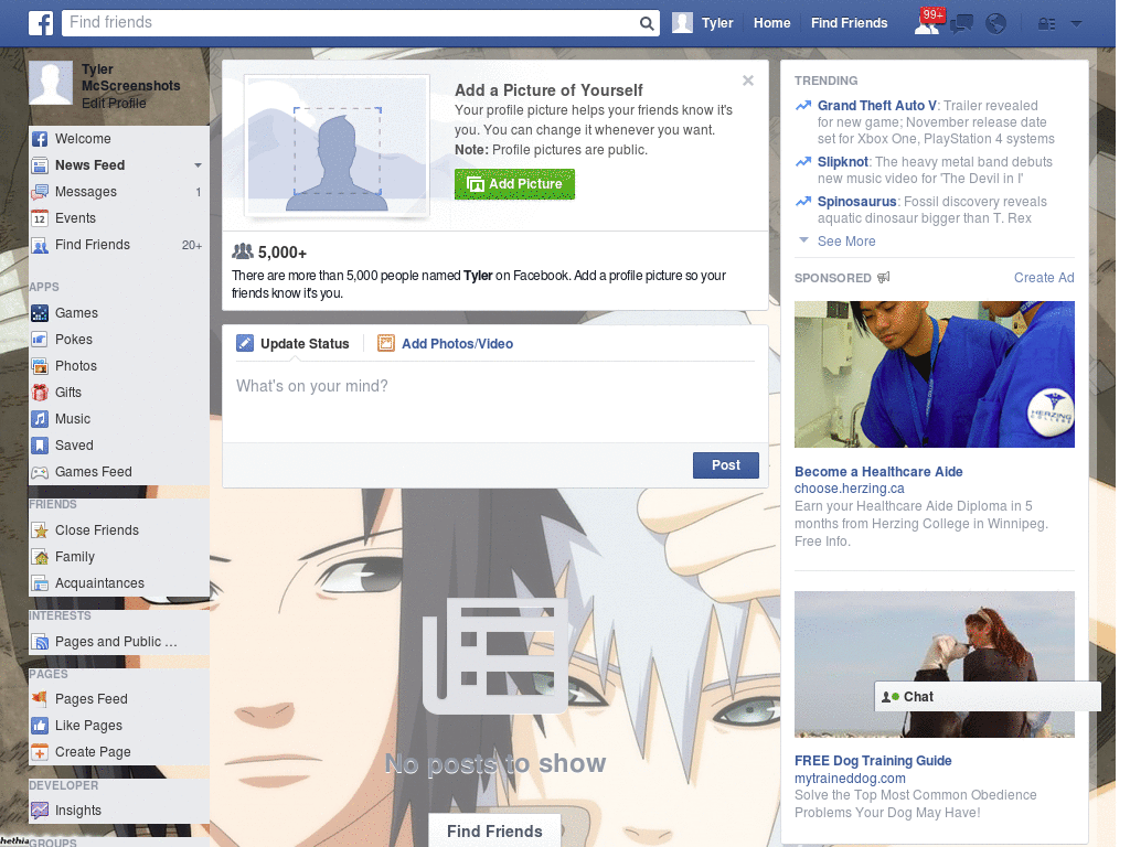 Free Facebook Layout (10245)