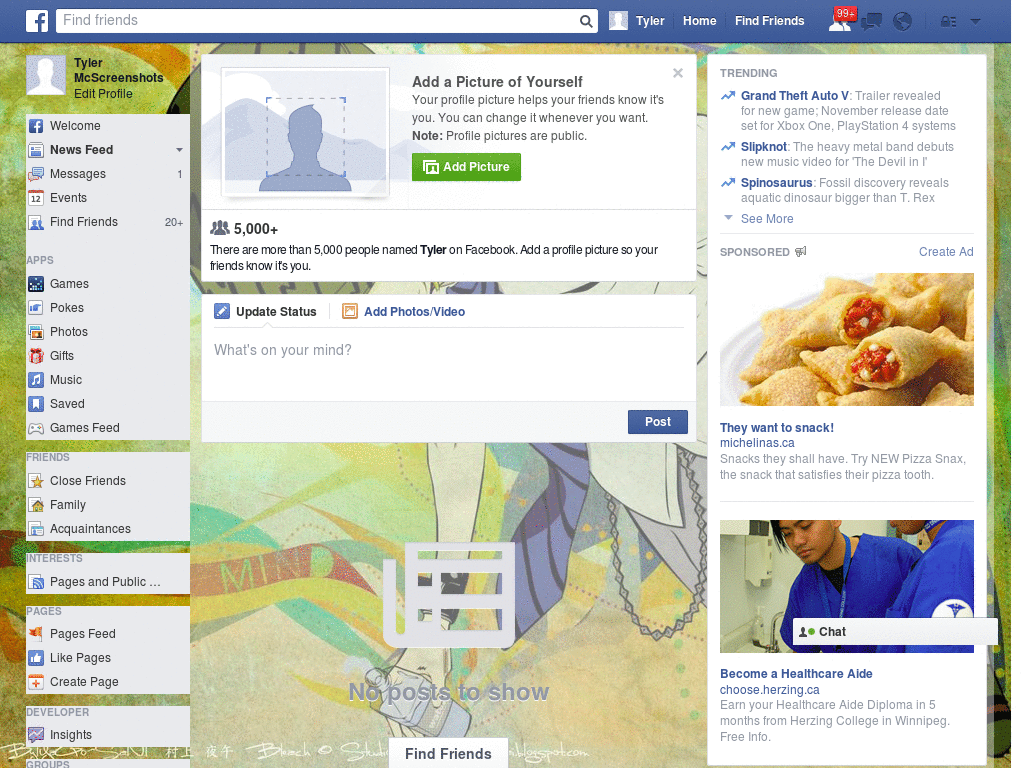 Nice Facebook Layout (10920)