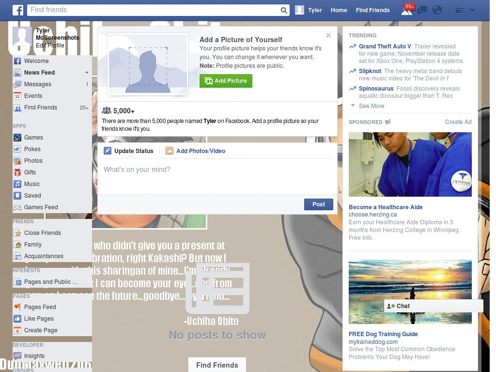 Free Facebook Layout (10250)