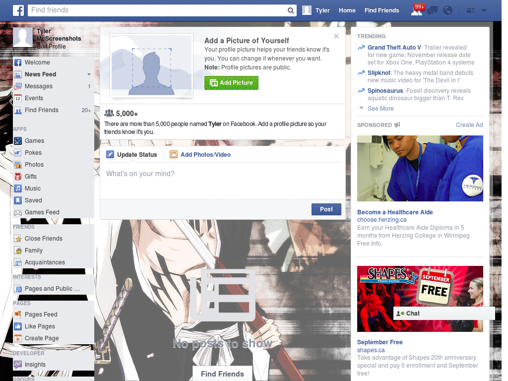 Transparant Facebook Layout (10925)
