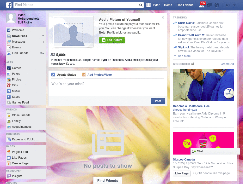 Enjoy Facebook Layout (10270)