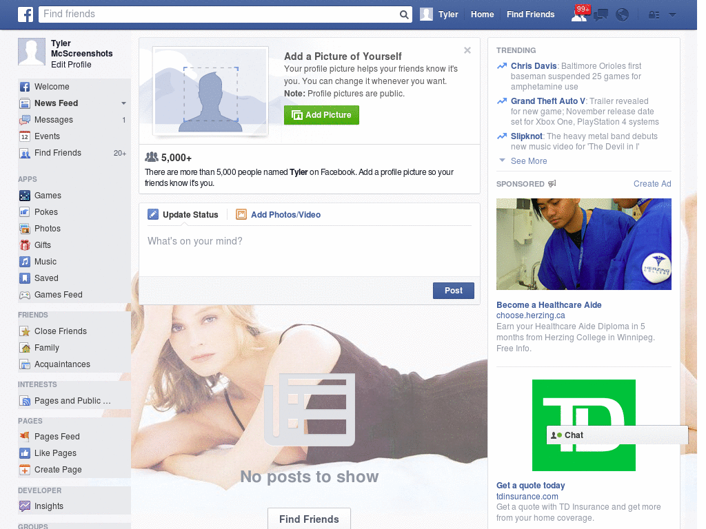 Beautiful Facebook Layout (10275)