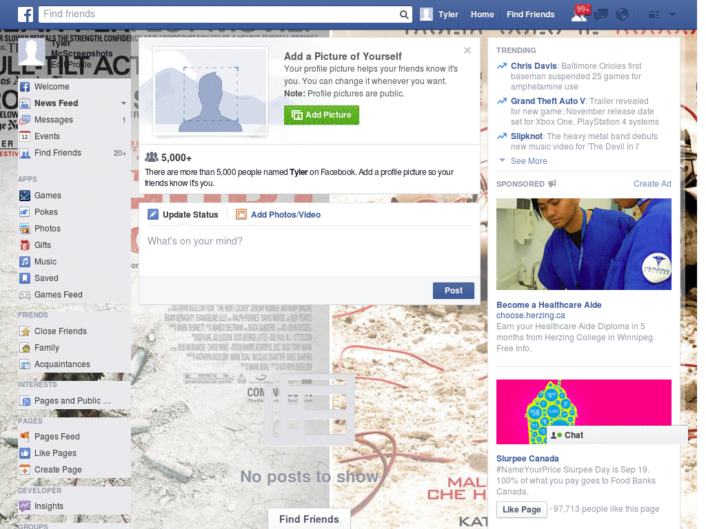 Excelent Facebook Layout (10280)