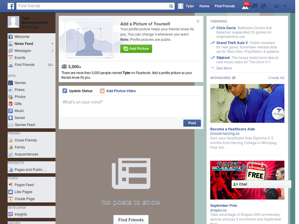 Beautiful Facebook Layout (10285)