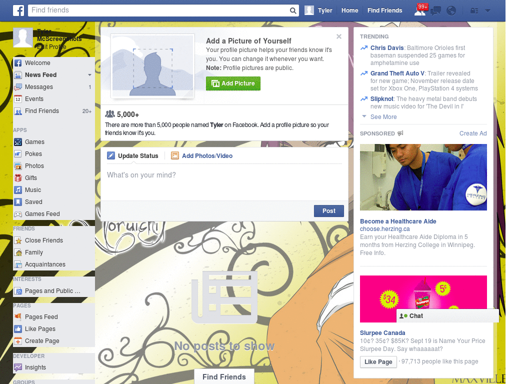 Fun Facebook Layout (10290)