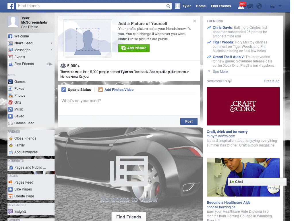 Transparant Facebook Layout (10300)