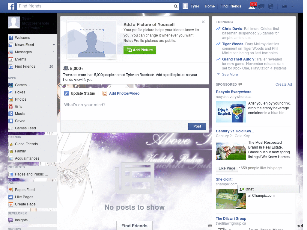 Cool Facebook Layout (10975)