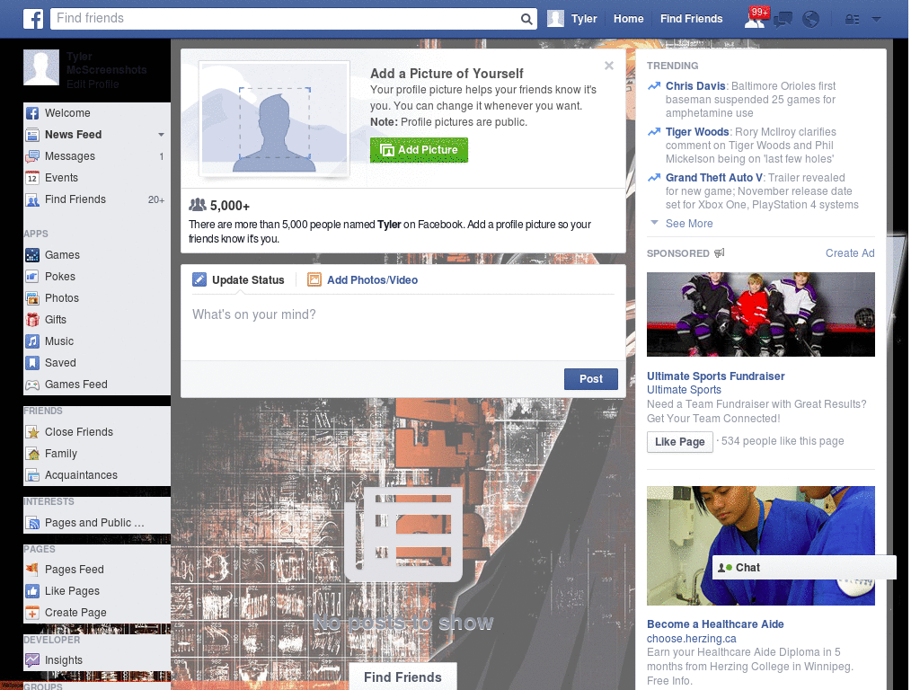 Enjoy Facebook Layout (10305)