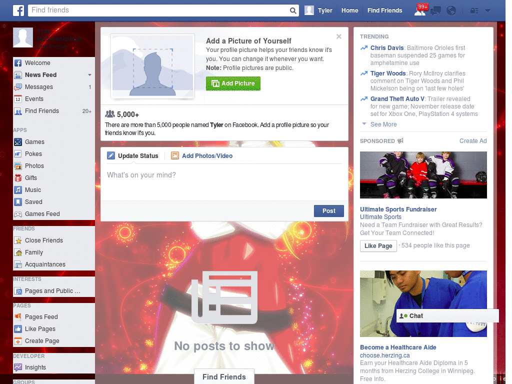 Enjoy Facebook Layout (10315)
