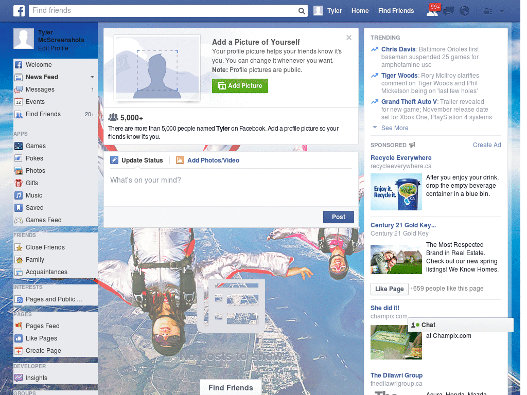 Excelent Facebook Layout (10995)