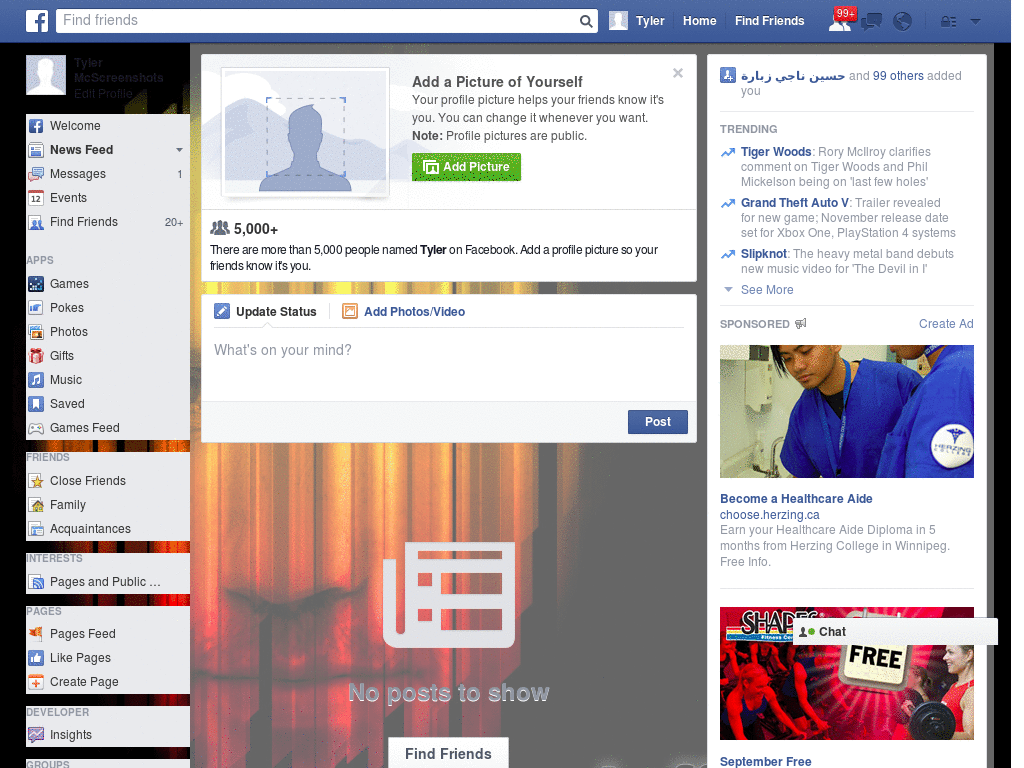 Transparant Facebook Layout (10365)