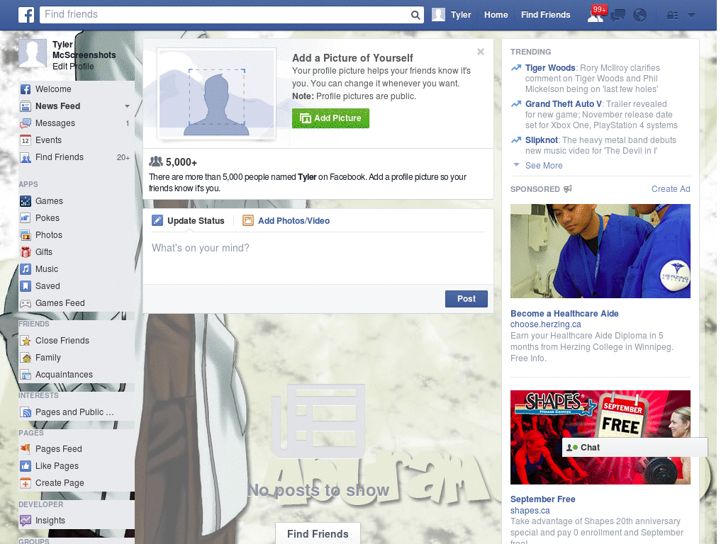 Enjoy Facebook Layout (10370)
