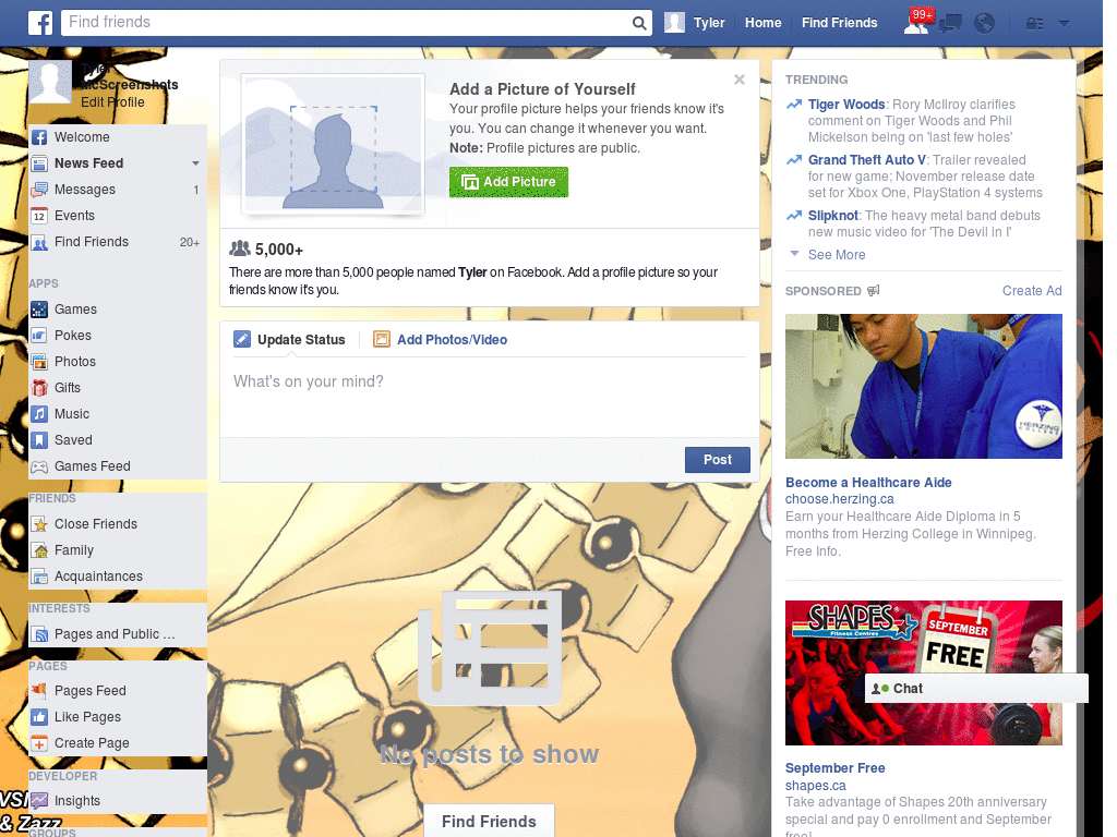 Free Facebook Layout (11045)