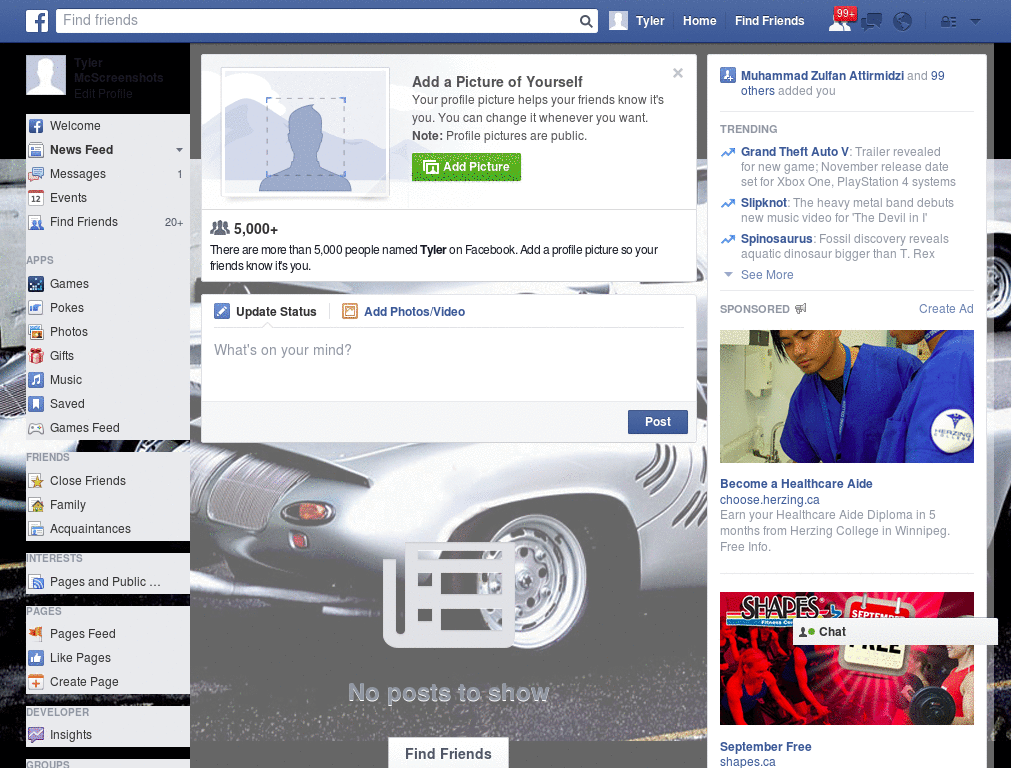 Fun Facebook Layout (10380)