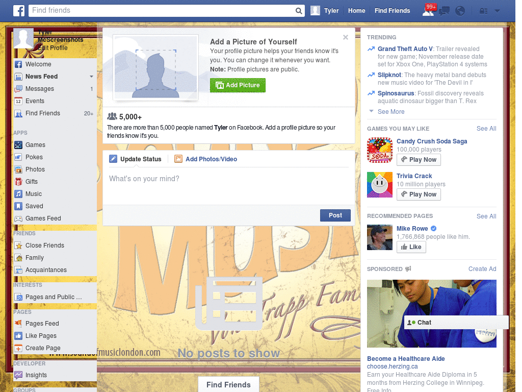 Owesome Facebook Layout (11065)