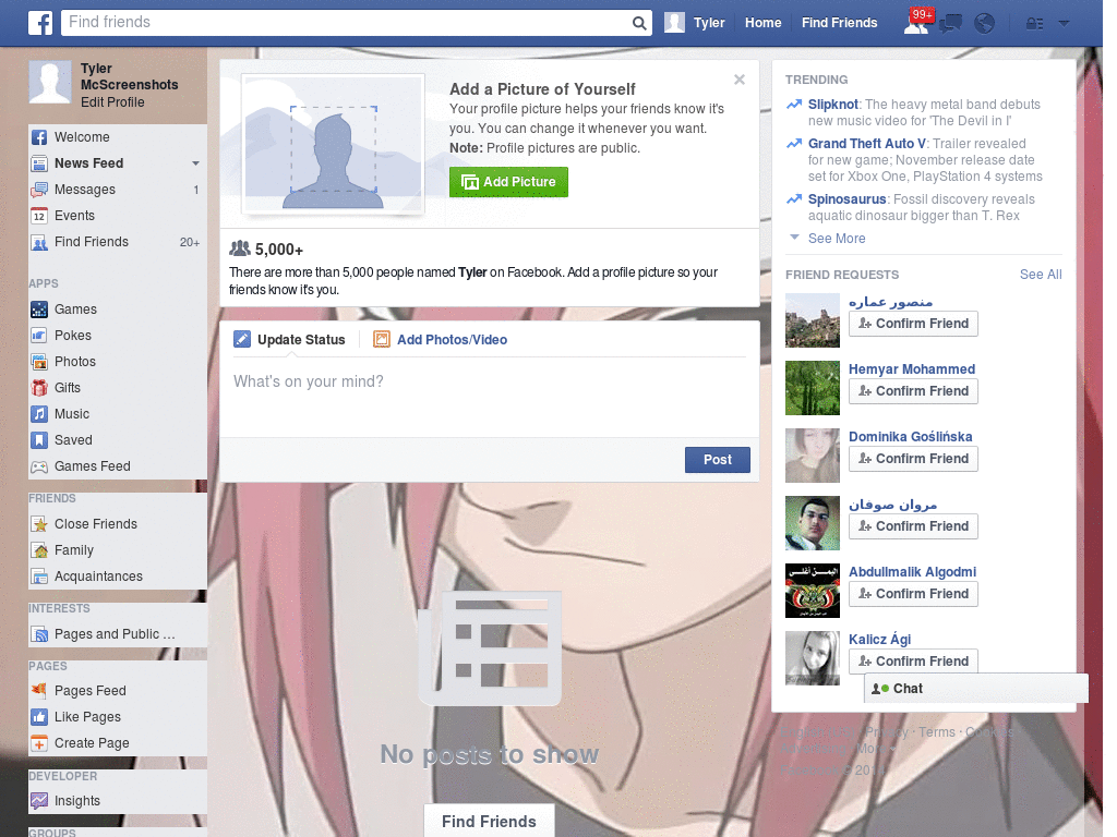 Fun Facebook Layout (11080)
