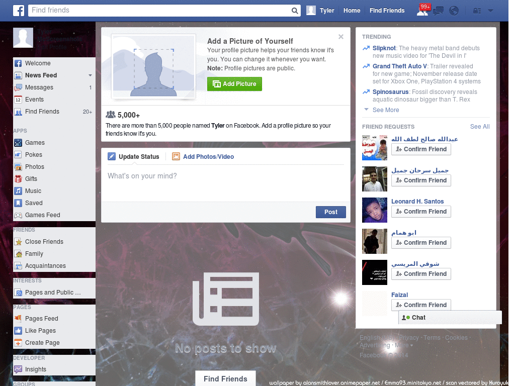 Owesome Facebook Layout (10405)