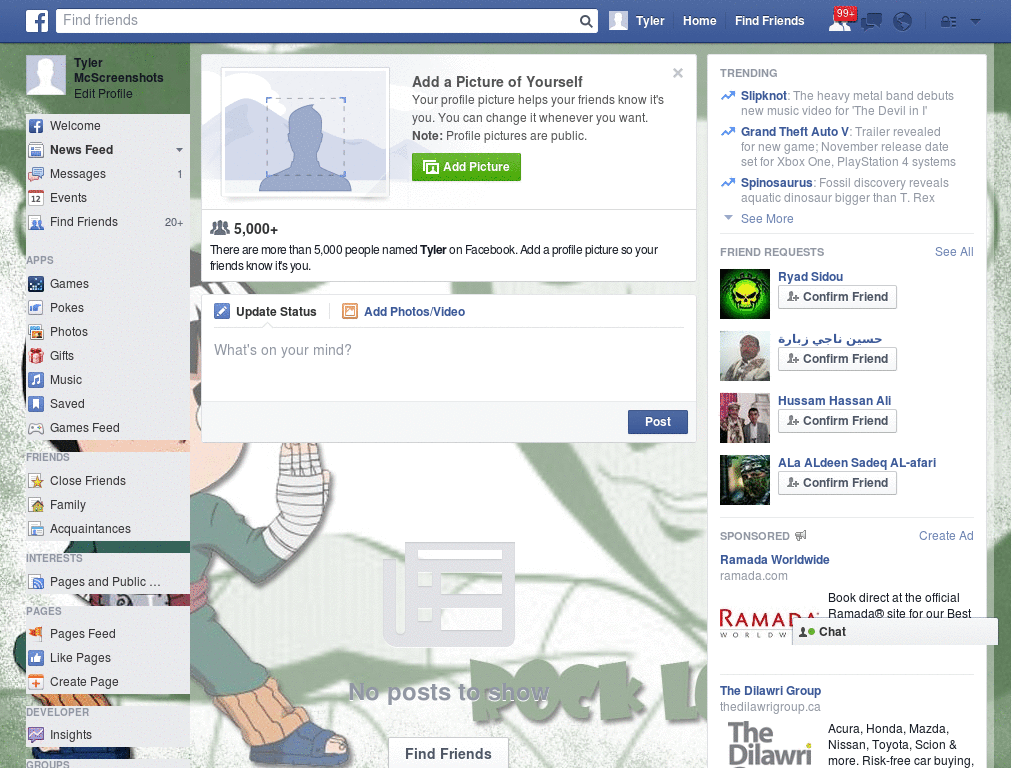Fun Facebook Layout (11085)