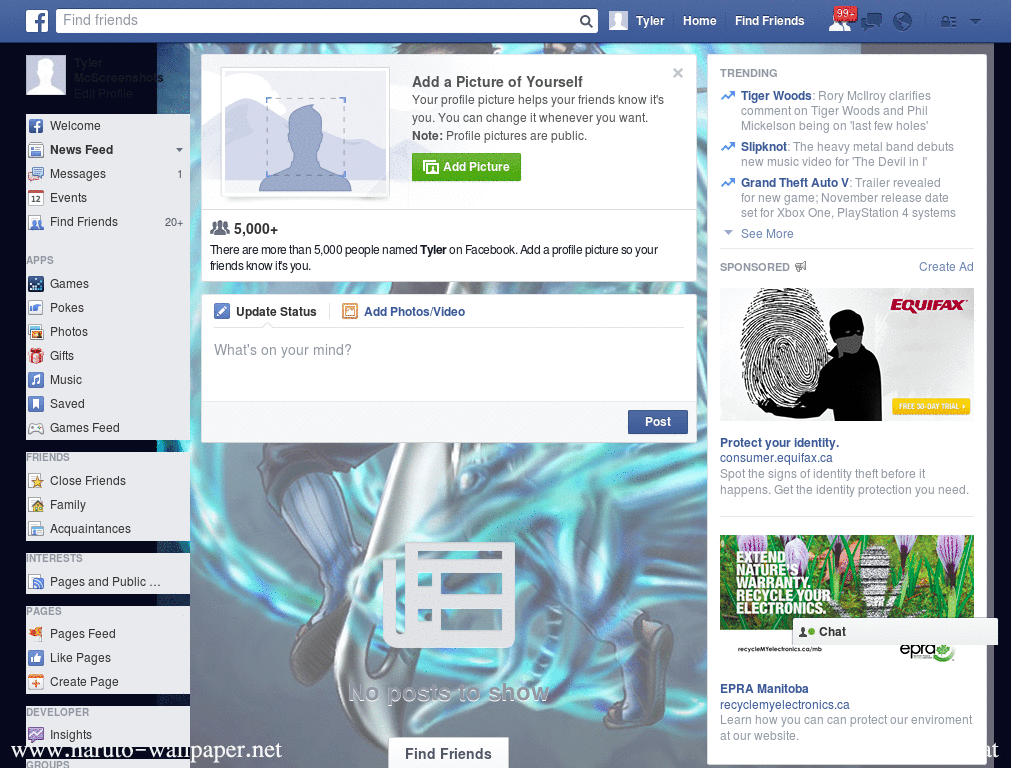 Free Facebook Layout (10415)
