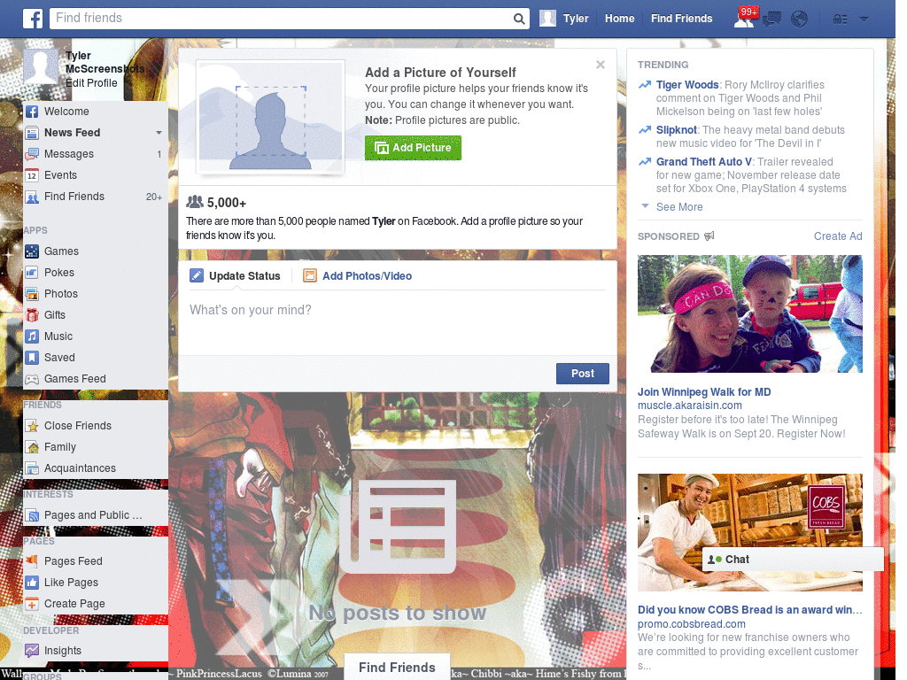 Fun Facebook Layout (11095)