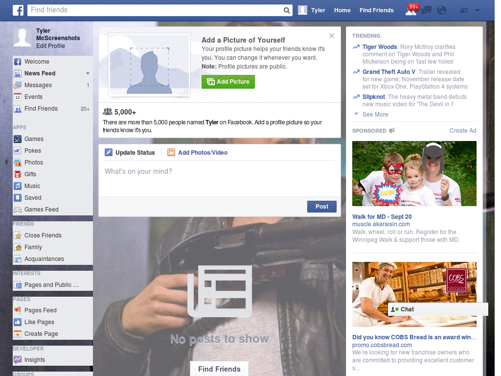 Transparant Facebook Layout (10425)