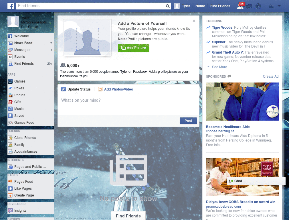 Extraordinary Facebook Layout (11110)