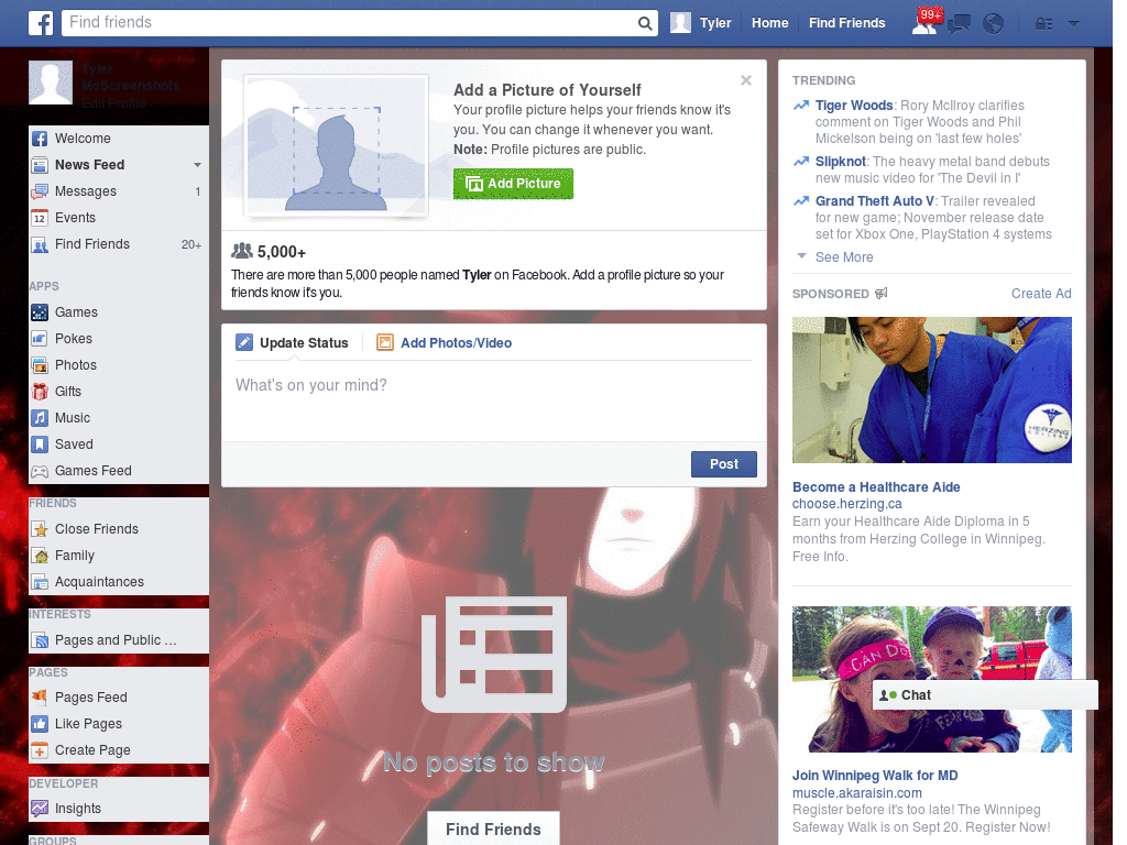 Free Facebook Layout (11120)