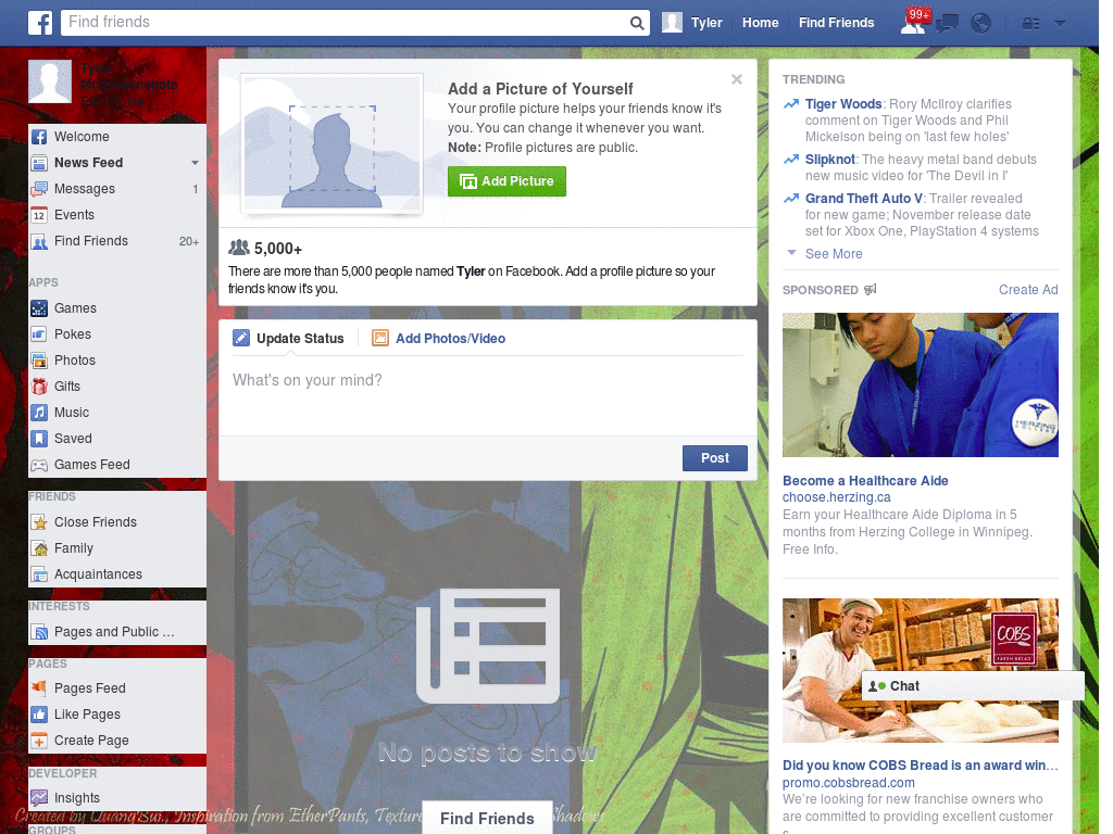 Owesome Facebook Layout (10470)