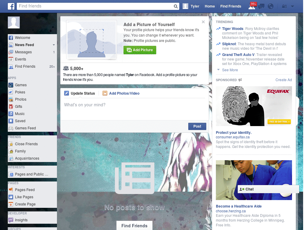 Fun Facebook Layout (11150)