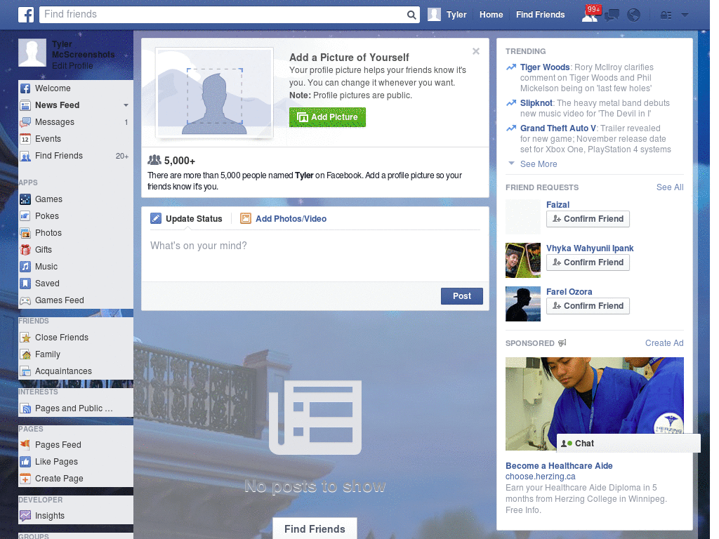 Wow Facebook Layout (11160)
