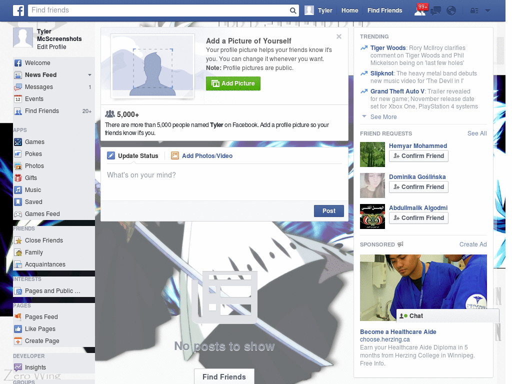 Free Facebook Layout (10485)