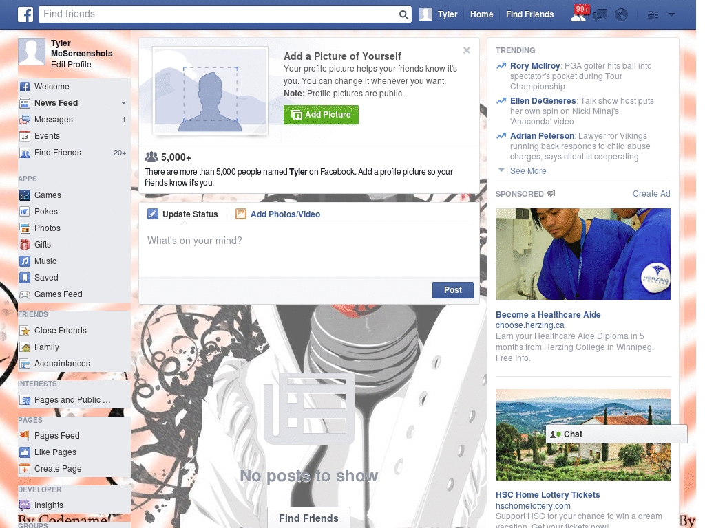 Free Facebook Layout (11165)