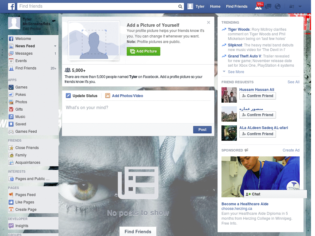 Nice Facebook Layout (10490)