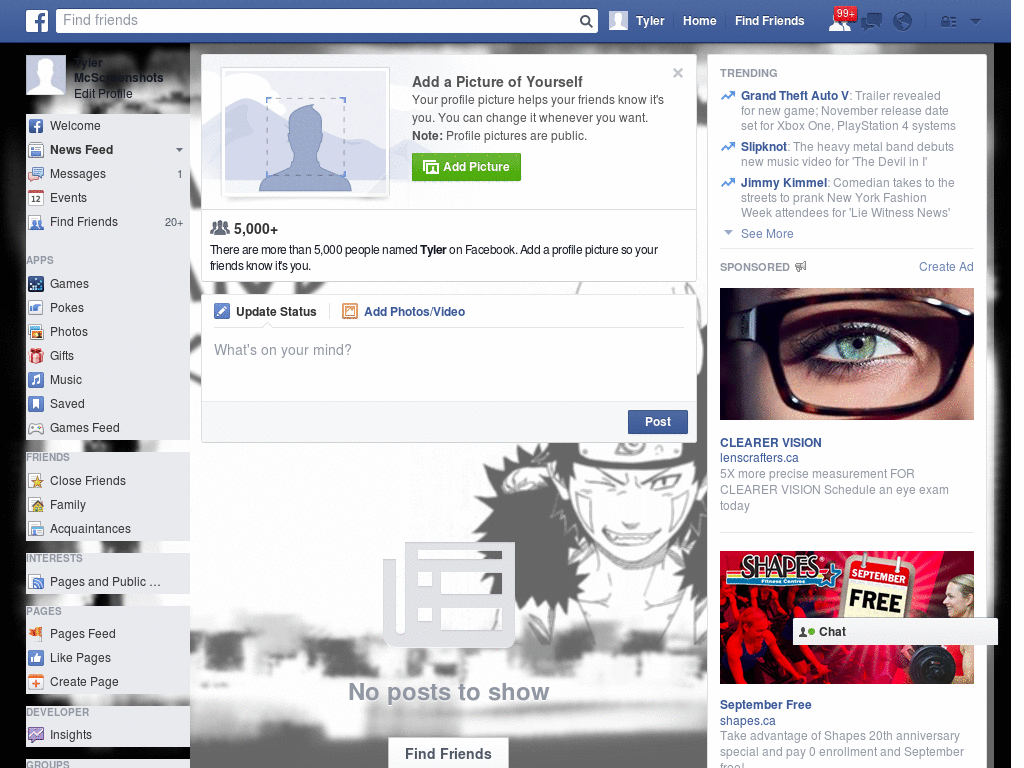 Enjoy Facebook Layout (10515)