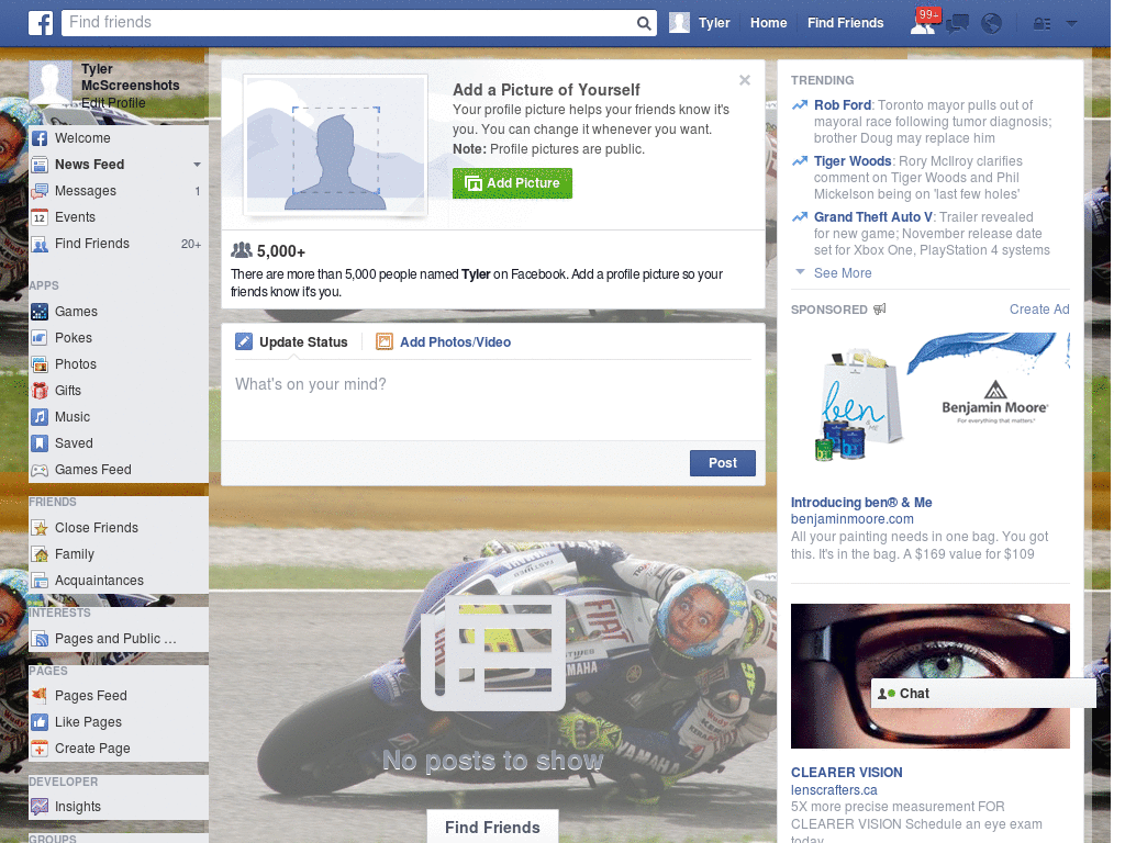 Fun Facebook Layout (10525)