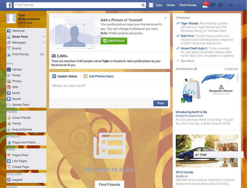 Wow Facebook Layout (11200)