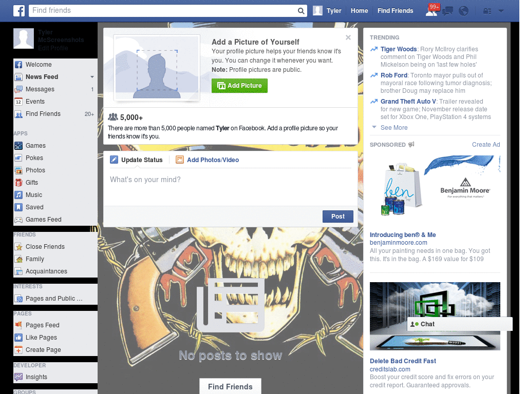 Owesome Facebook Layout (10535)