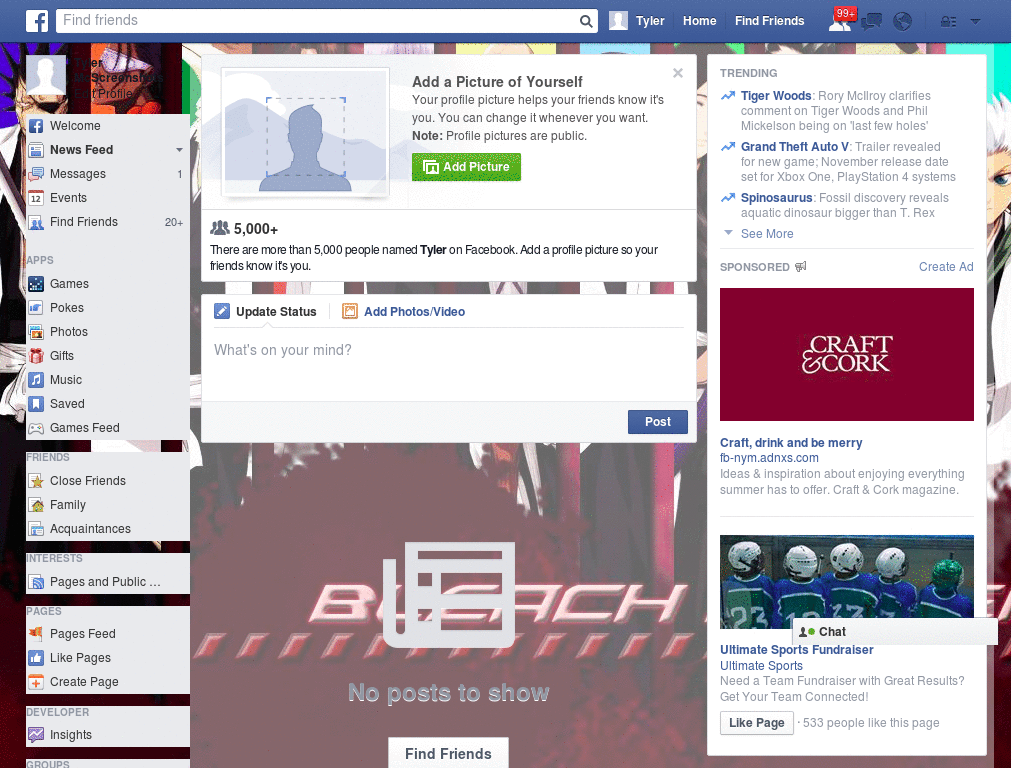 Beautiful Facebook Layout (11225)
