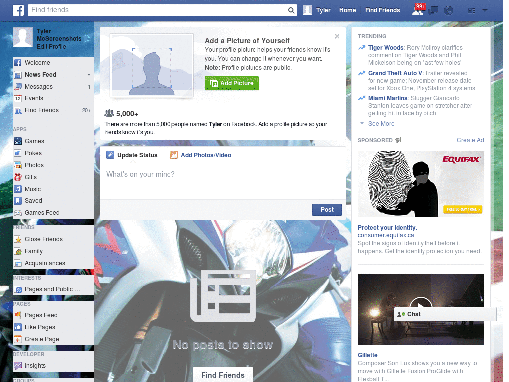 Beautiful Facebook Layout (11230)