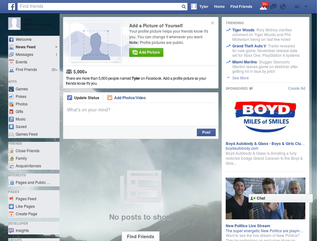 Fun Facebook Layout (11240)