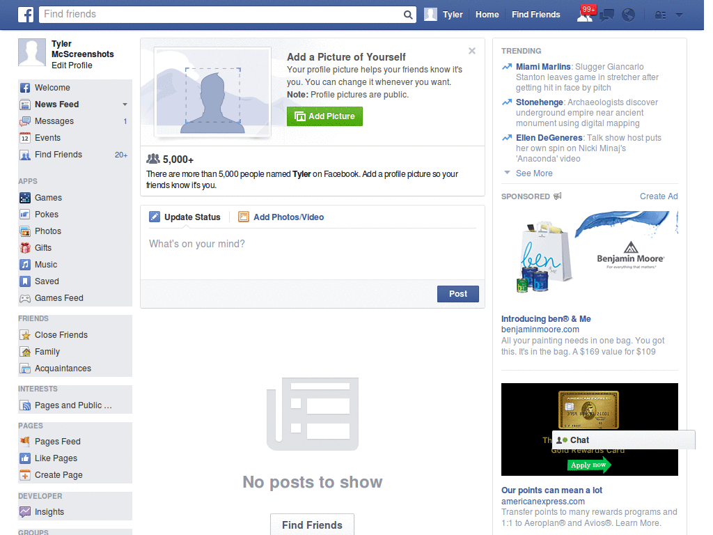 Fun Facebook Layout (10570)